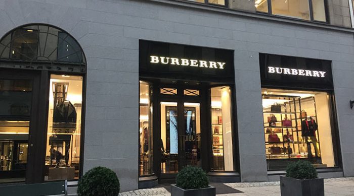 Burberry уничтожит товары своей марки на сумму 38 миллионов долларов